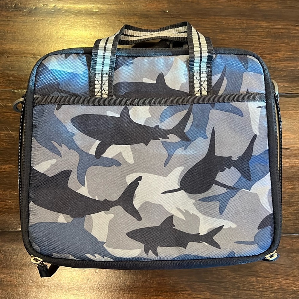 Pottery Barn Kids Shark Insulated Lunch and Bento Bundle